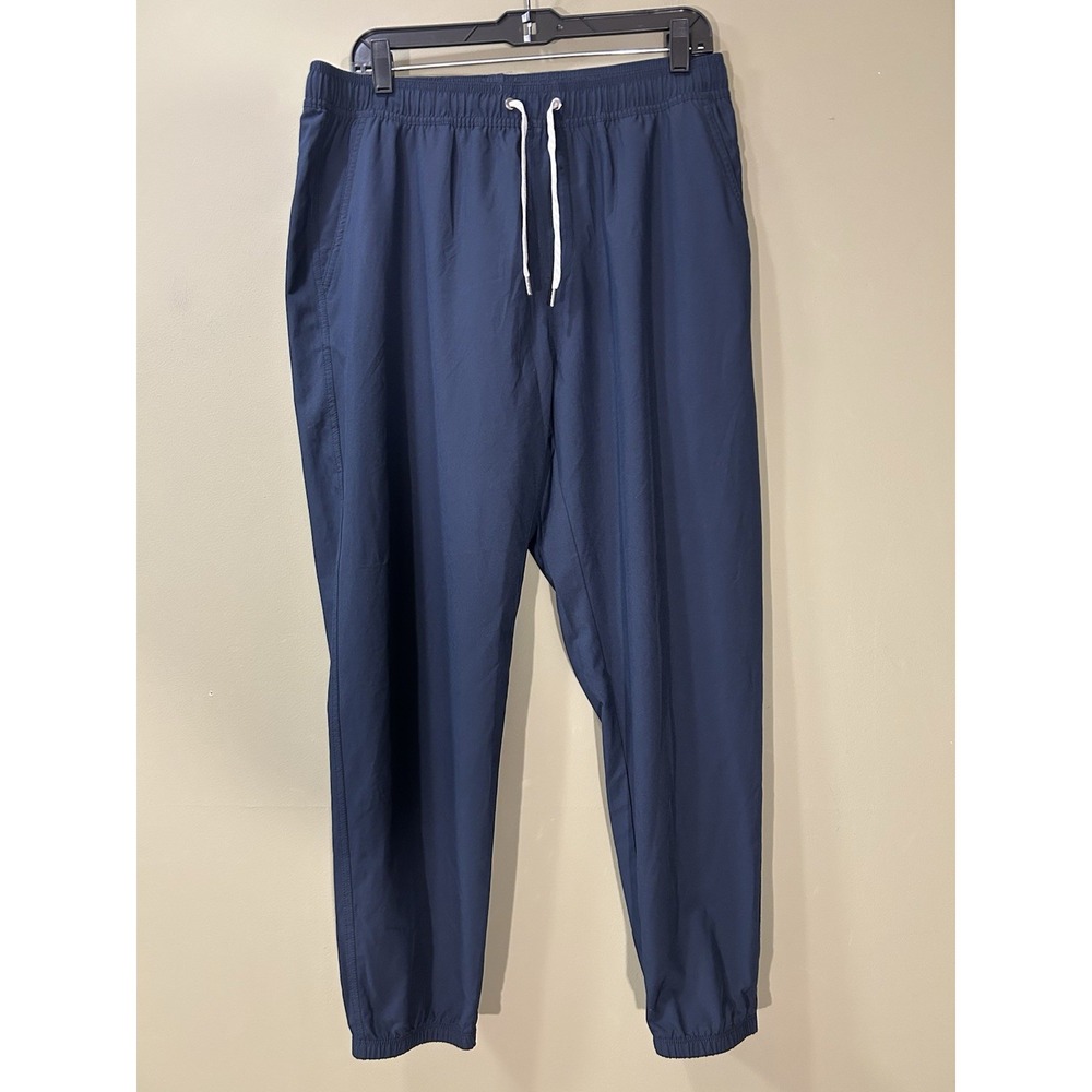 Vuori Kore Jogger Pants Relaxed Fit Med Navy Blue Performance Training Men 32x26